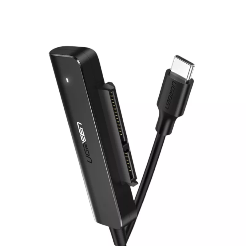 UGREEN CM321 USB-C σε 2,5 inch SATA HDD/SSD Καλώδιο Μετατροπέα 5Gbps Μαύρο