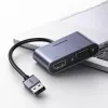 UGREEN CM449 Προσαρμογέας οθόνης USB-A σε HDMI + VGA 1080P