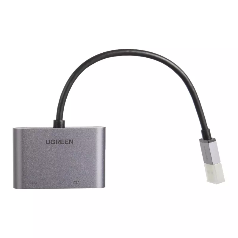 UGREEN CM449 Προσαρμογέας οθόνης USB-A σε HDMI + VGA 1080P