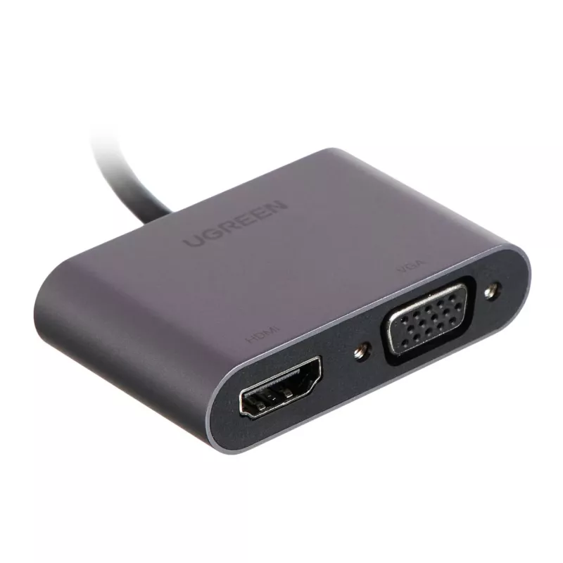 UGREEN CM449 Προσαρμογέας οθόνης USB-A σε HDMI + VGA 1080P