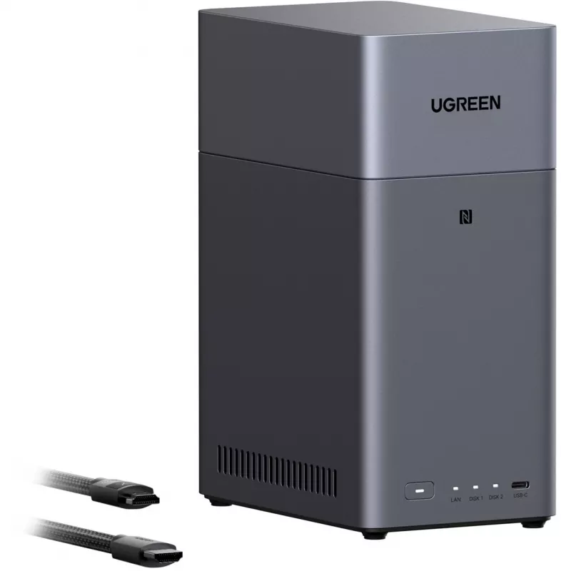 UGREEN DH2300 + 2x 6 TB Seagate IronWolf HDD Πακέτο (μαύρο)