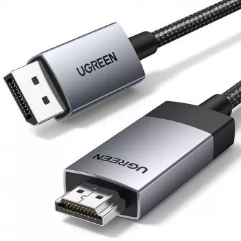 UGREEN DP119 Καλώδιο DisplayPort σε HDMI 2m 4K 60Hz Γκρι