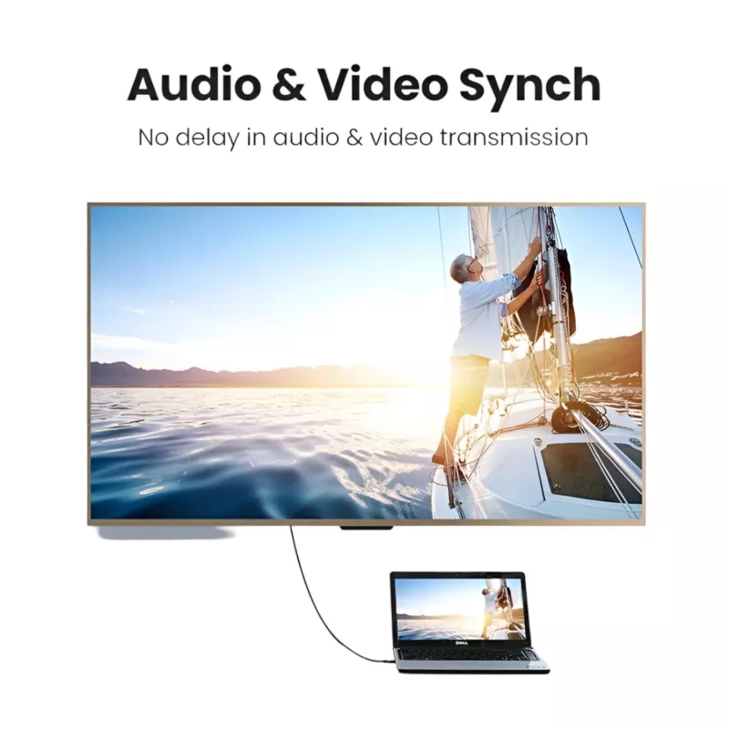 UGREEN HD101 Καλώδιο HDMI 2.0 4K 60Hz 2m Μαύρο-Κίτρινο