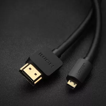 UGREEN HD127 Καλώδιο Micro-HDMI σε HDMI 4K 3D 1,5 m μαύρο