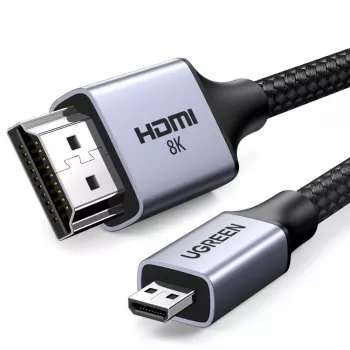 UGREEN HD164 Καλώδιο Micro HDMI σε HDMI 2.1 8K 2m Γκρι