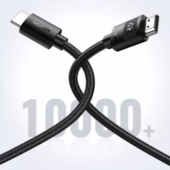 UGREEN Καλώδιο HDMI 2.0 4K 2m Μαύρο (HD119 40101)