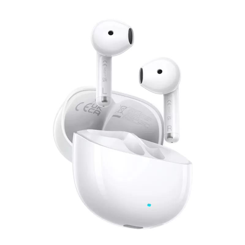 UGREEN Lightbuds Basic Semi-In-Ear True-Wireless Ακουστικά, Bluetooth 5.3, 30h μπαταρία, IPX5, λευκά