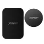 UGREEN LP123 60410 Μαγνητικές Μεταλλικές Πλάκες Βάσης Κινητού - Στρογγυλές & Ορθογώνιες, Μαύρο (2 τεμ.)