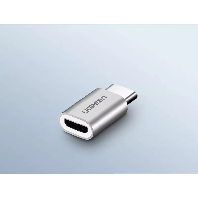 UGREEN Προσαρμογέας Micro USB σε USB-C Μαύρο (30391)