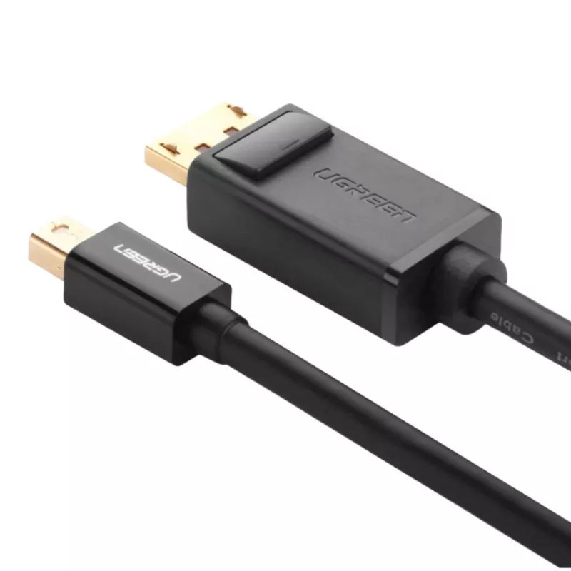 UGREEN Καλώδιο Mini DisplayPort σε DisplayPort 1,5 m Μαύρο