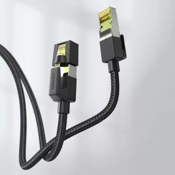 UGREEN NW150 Cat 7 Ethernet Καλώδιο 1m - Μαύρο