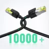 UGREEN NW150 Cat 7 Ethernet Καλώδιο 1m - Μαύρο