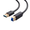 UGREEN US210 Καλώδιο USB 3.0 A σε B, 2m, μαύρο