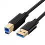 UGREEN US210 Καλώδιο USB 3.0 A σε B, 2m, μαύρο