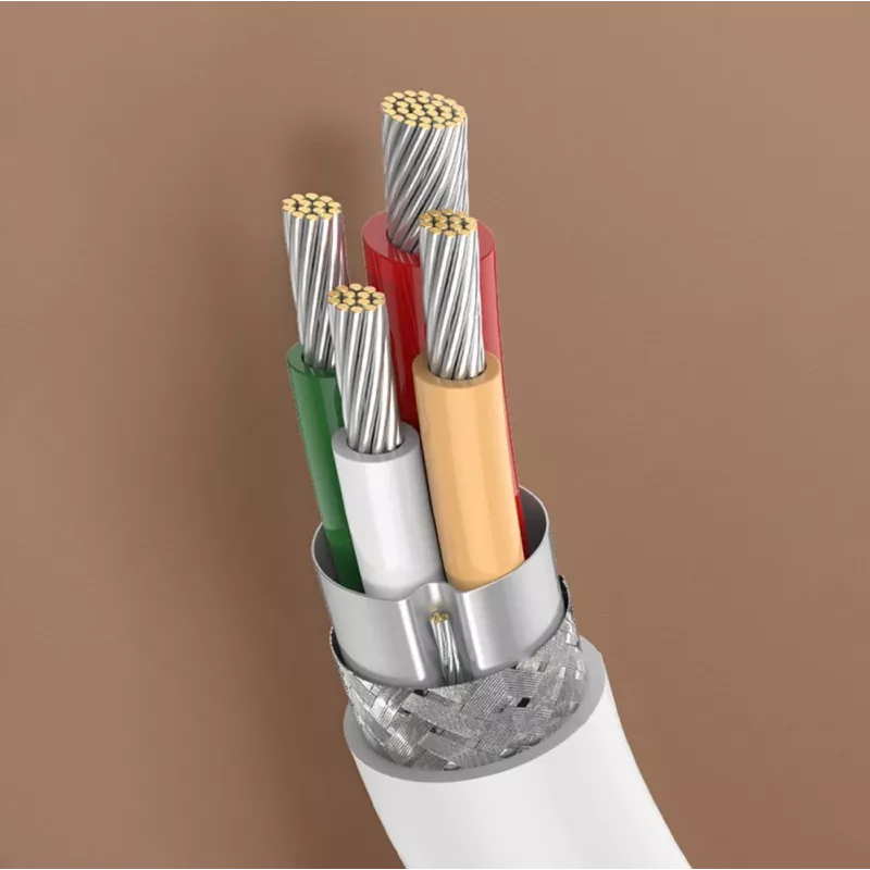 UGREEN US264 Καλώδιο USB-C σε USB-C 1m Λευκό 100W PD QC AFC