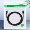 UGREEN US286 Καλώδιο USB-C σε USB-C 1m Μαύρο - PD QC 3A 480Mbps
