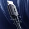 UGREEN US286 Καλώδιο USB-C σε USB-C 1m Μαύρο - PD QC 3A 480Mbps