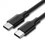 UGREEN US286 Καλώδιο USB-C σε USB-C 1m Μαύρο - PD QC 3A 480Mbps