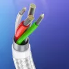 UGREEN US288 USB-A σε USB-C καλώδιο QC 3.0 3A 1m λευκό