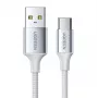 UGREEN US288 USB-A σε USB-C καλώδιο QC 3.0 3A 1m λευκό