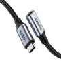 UGREEN US372 USB-C σε USB-C καλώδιο 100W 5A 10Gbps 0,5m γκρι