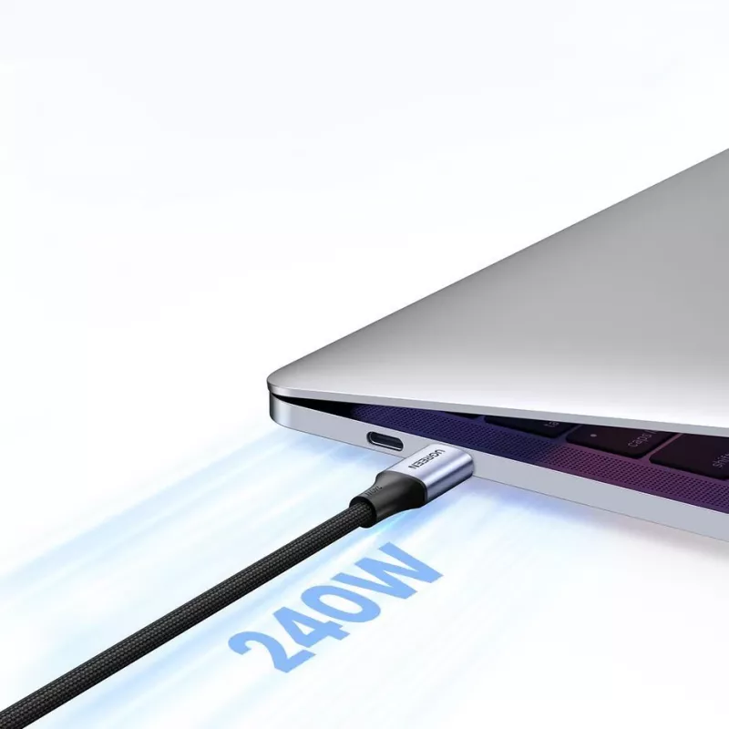UGREEN US535 Καλώδιο USB-C σε USB-C PD 240W 5A 1m - γκρι