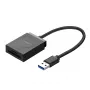 UGREEN USB 3.0 Αναγνώστης Καρτών Διπλής Υποδοχής για Κάρτες SD/TF – Μεταφορά Δεδομένων 5 Gbit/s