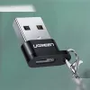UGREEN προσαρμογέας USB-A αρσενικό σε USB-C θηλυκό (μαύρο)