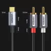 UGREEN USB Type-C σε 2RCA καλώδιο ήχου 1,5m γκρι (20193 CM451)