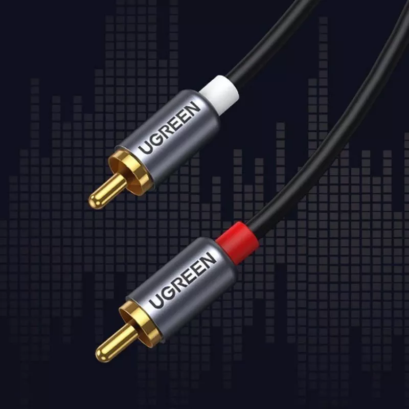 UGREEN USB Type-C σε 2RCA καλώδιο ήχου 1,5m γκρι (20193 CM451)