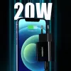 UGREEN Φορτιστής Τοίχου USB Type-C 20W Power Delivery Μαύρο (10191)