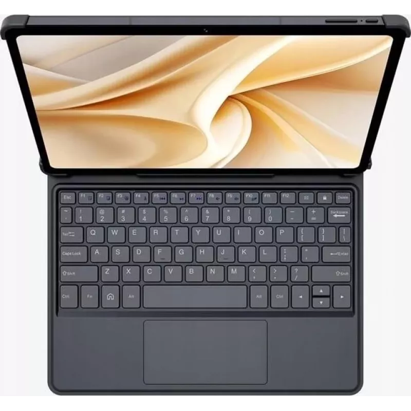 Ulefone Tab A11 Pro θήκη με πληκτρολόγιο και touchpad, QWERTY, Pogo-Pin, Μαύρο
