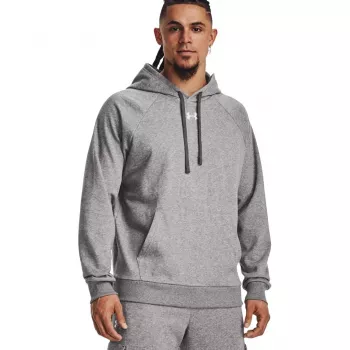 Under Armour Rival Fleece Φούτερ με Κουκούλα Mod Gray XL
