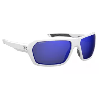 Under Armour UARECON6HTG47 ανδρικό γυαλί ηλίου - ορθογώνιο, Wrap-Around, πράσινοι φακοί, σκελετός Havana