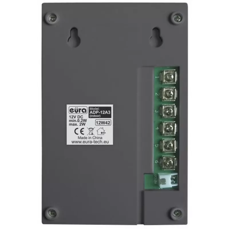 UNIFON EURA ADA-12A3 Αναλογικό χειριστήριο ενδοεπικοινωνίας Λευκό