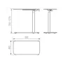 UNIQUE LAPTOP DESK Ρυθμιζόμενο Καθ' Ύψος Γραφείο/Τραπέζι Μαύρο