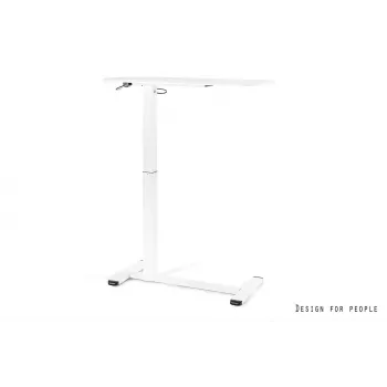 UNIQUE LAPTOP DESK Λευκό - Ρυθμιζόμενο καθ' ύψος κινητό γραφείο με ρόδες