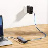 Unitek Hub USB 3.0 4 Θυρών με καλώδιο 30cm, Γκρι