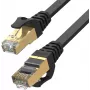 UNITEK Cat.7 SSTP Επίπεδο καλώδιο Ethernet Patch 1m Μαύρο RJ45 10Gbps 600MHz