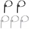 UNITEK FlexiTie Σετ δεσμών καλωδίων σιλικόνης, μαύρο/γκρι