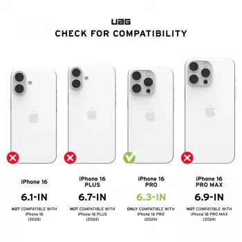 Urban Armor Gear Essential Armor Θήκη για Smartphone 6,3 ίντσες, Μαύρο