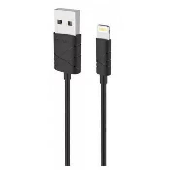 USAMS U-Gee USB σε Lightning Καλώδιο Δεδομένων και Φόρτισης 1m Μαύρο