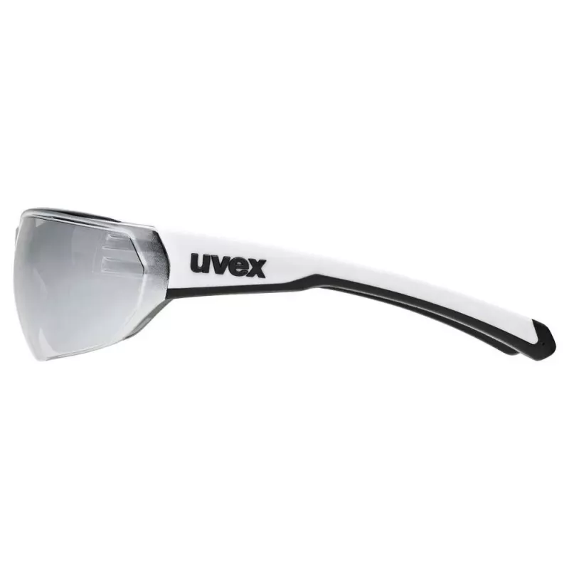 UVEX Equate Γυαλιά ποδηλασίας, Λευκό Ματ / Mirror Silver