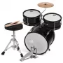 V-TONE VD JUNIOR BK 5-τεμ. Junior Ακουστικό Ντραμς για παιδιά, Μαύρο