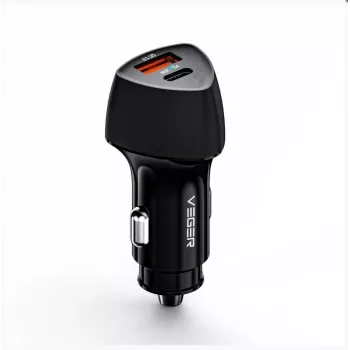 Veger CC50 Rigorous PD38W (1A1C) Φορτιστής Αυτοκινήτου Μαύρο