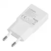 VEGER USB-A + USB-C QC PD 30W Φορτιστής Τοίχου 30W1A1C Λευκό