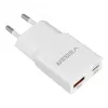 VEGER USB-A + USB-C QC PD 30W Φορτιστής Τοίχου 30W1A1C Λευκό