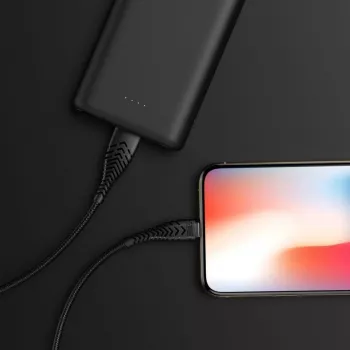 Veger V105 καλώδιο USB-A σε Lightning 1,2 m μαύρο φόρτιση & συγχρονισμός 2,4A