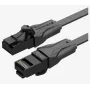 VENTION Cat.6 UTP καλώδιο patch Gigabit Ethernet 1m μαύρο IBABF