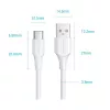 VENTION CTHWH Καλώδιο USB-C σε USB 2.0 2m Λευκό